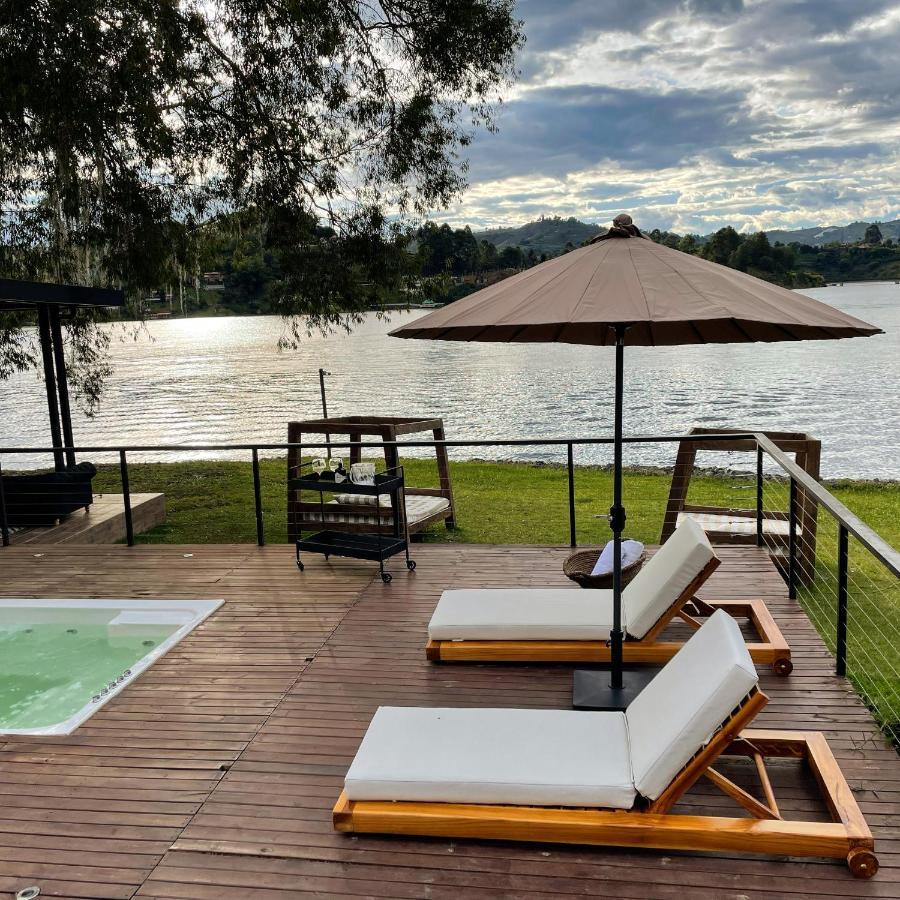 Botanico Hotel Boutique Guatape El Penol  Bagian luar foto