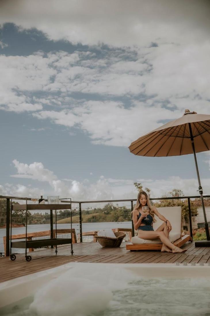 Botanico Hotel Boutique Guatape El Penol  Bagian luar foto